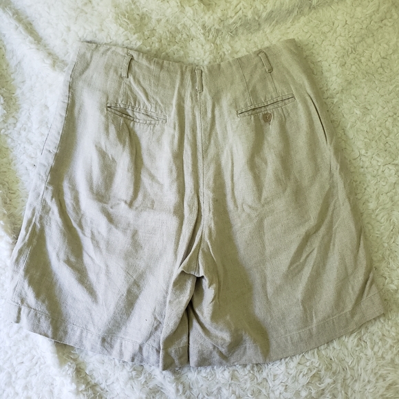 vintage paul harris design • linen shorts - Picture 10 of 10